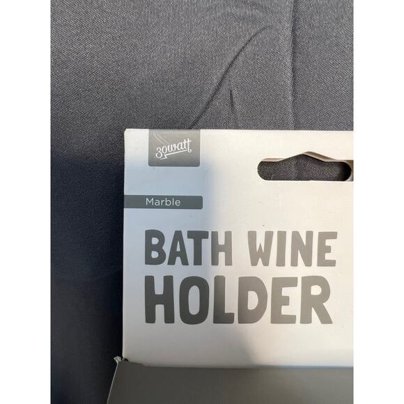 30 Watt Bath Wine Holder Marble - NEW - Picture 2 of 4
